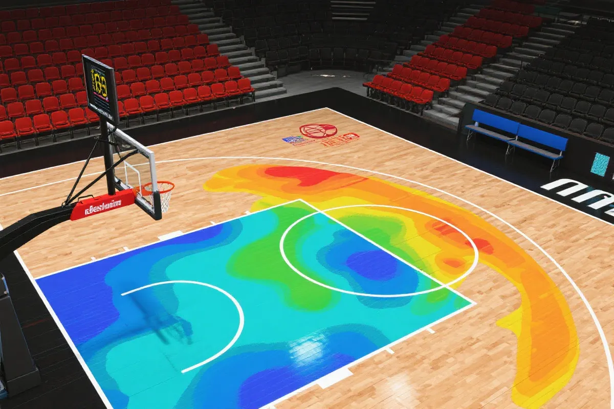 篮球热区与效率图